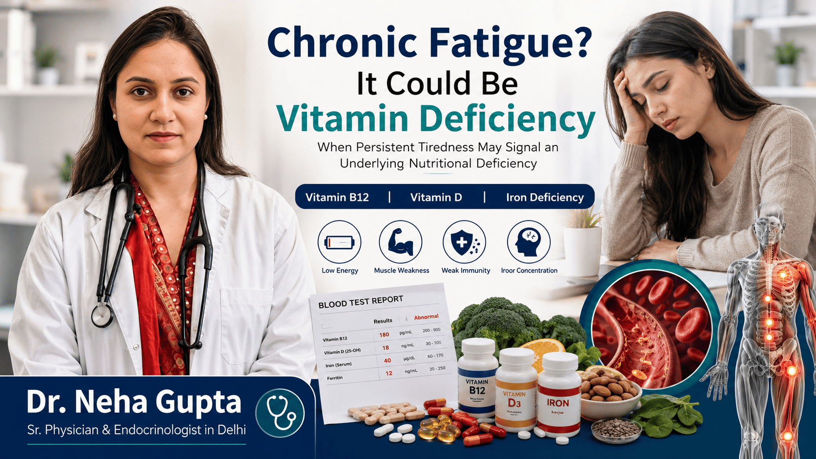 Vitamin Deficiency Treatment in Delhi | Dr Neha Gupta